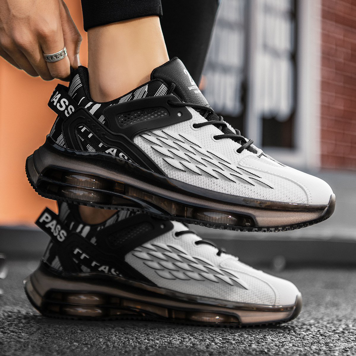 Herren Freizeitschuhe Aus Mesh Atmungsaktiv Modisch Vielseitig_voghion.com