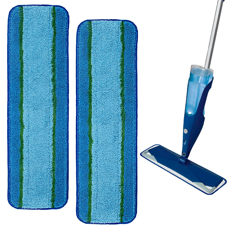 Suitable for Bona Bona flat mop cloth wet and dry cleaning pad dust removal pad Microfiber mop head