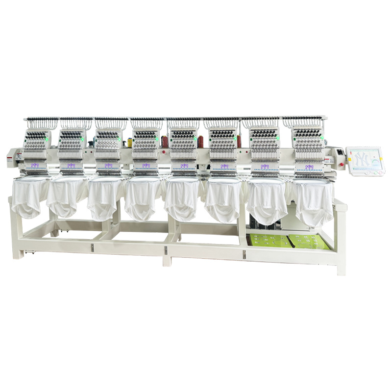 Máquina de bordado multifuncional de 15 pines, bordado de ropa, bordado de sombrero plano, máquina de bordado multifuncional, máquina de bordado de alta velocidad de computadora