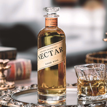 红酒葡萄酒瓶果酒瓶空瓶一斤装存酒自酿专用瓶高颜值分装瓶玻璃瓶