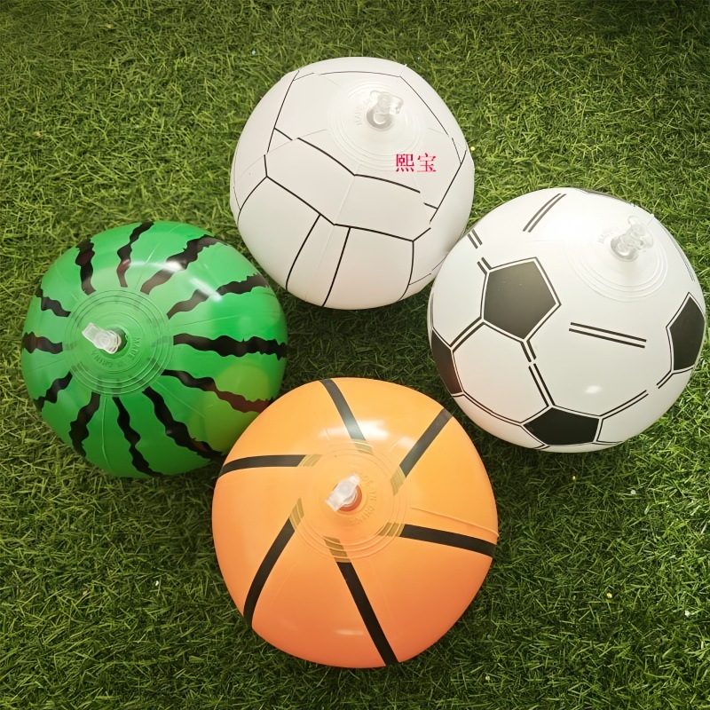 Children's Hand-Thrown Parachute Pvc Toy Ball Volleyball Rugby Football Baseball Basketball 5-Piece Set in Stock Wholesale