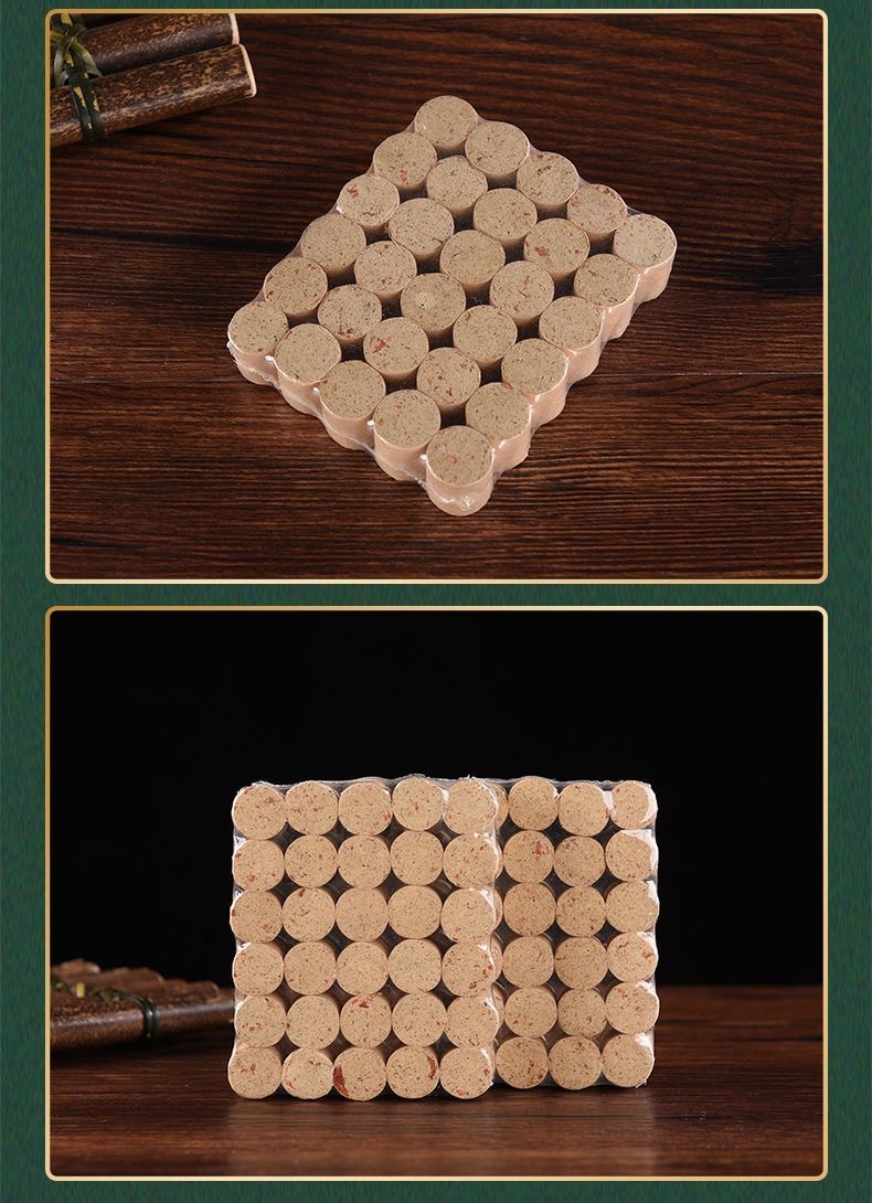 Moxa Cones with Safflower Ai Zhu 30 Pack 1.4x1.5cm for Moxibustion Ear Eye and Body Use specifications