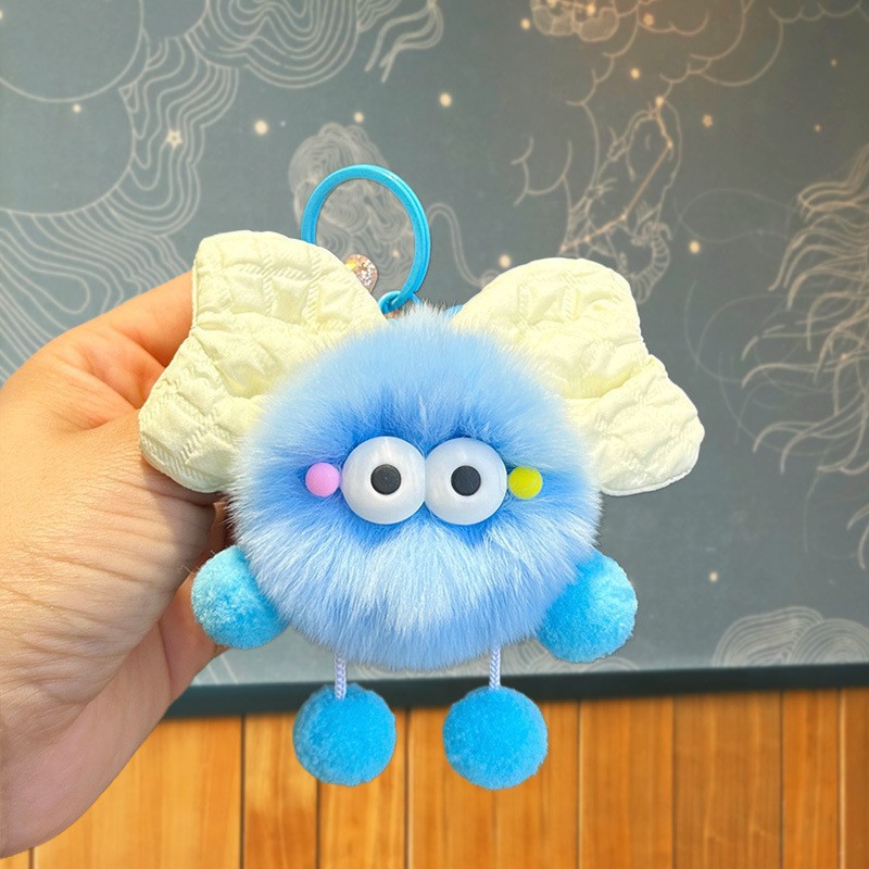 ぬいぐるみのかわいいアクセサリーのぬいぐるみのペンダント卸売りのおもちゃの子供のかばんの漫画の子供の鍵は子供の機械をつかみます。