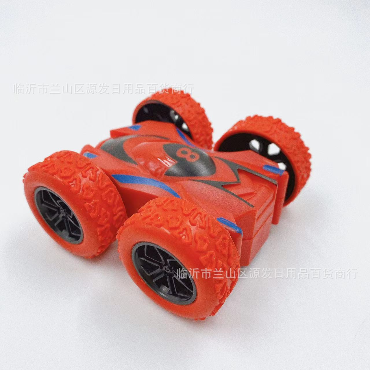 Juguete para niños inercia vehículo todoterreno coche de doble cara 360 grados niño tracción en las cuatro ruedas Tire hacia atrás modelo de coche lote de puesto de regalo