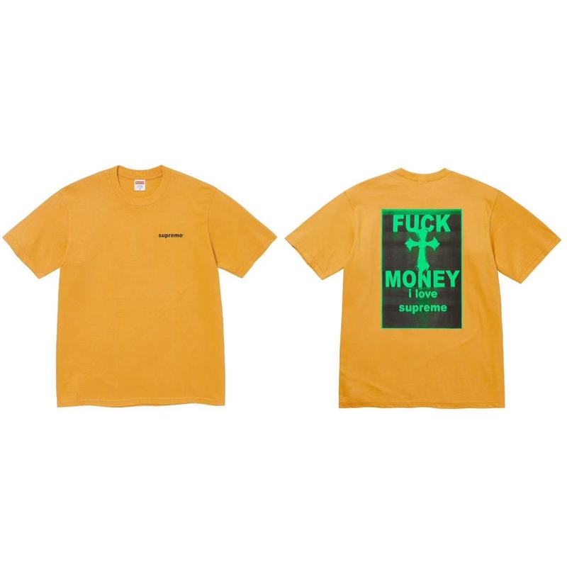 クロスボーダーファッションとトレンディなシュプリームレタープリントラウンドネック半袖ユニセックスストリートファッションTシャツドロップシッピング|undefined