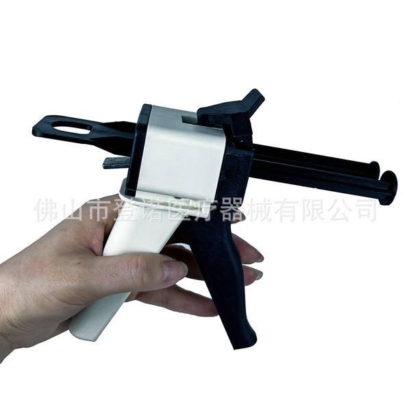 Dental silicone glue gun conveyor tooth tooth printing material shot…