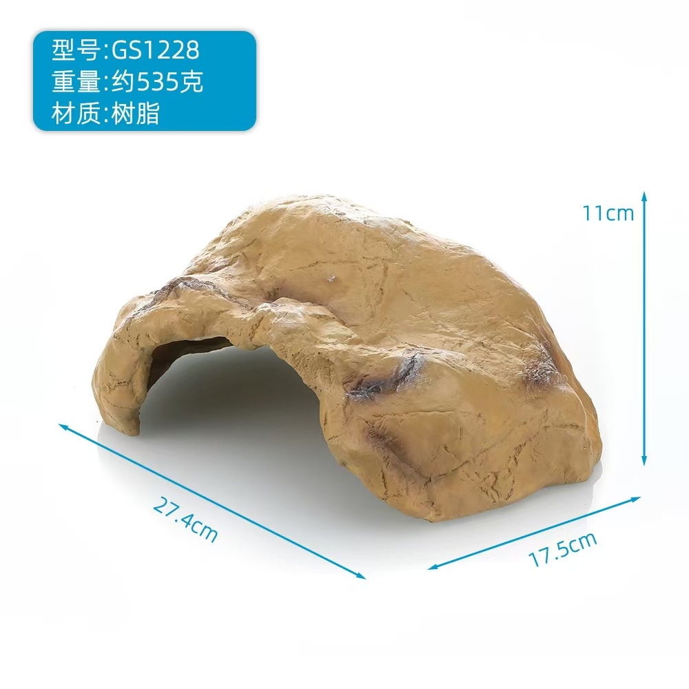 Mascota trepadora, tortuga, terraza trepadora, araña, hámster, lagarto, guardián, serpiente, refugio, decoración de resina, decoración, descanso, decoración, alimentación