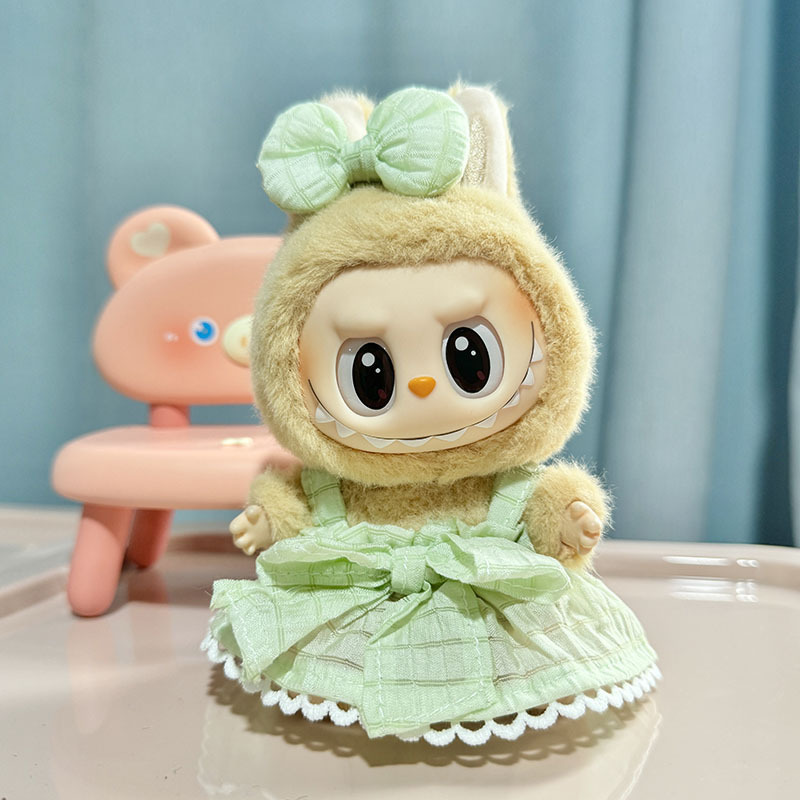 服のみ】第二世代ブラインドボックス ラブブ服 エポキシ樹脂製顔飾り ラブブ シットシットパーティーシリーズ ベビー服 可愛い|undefined