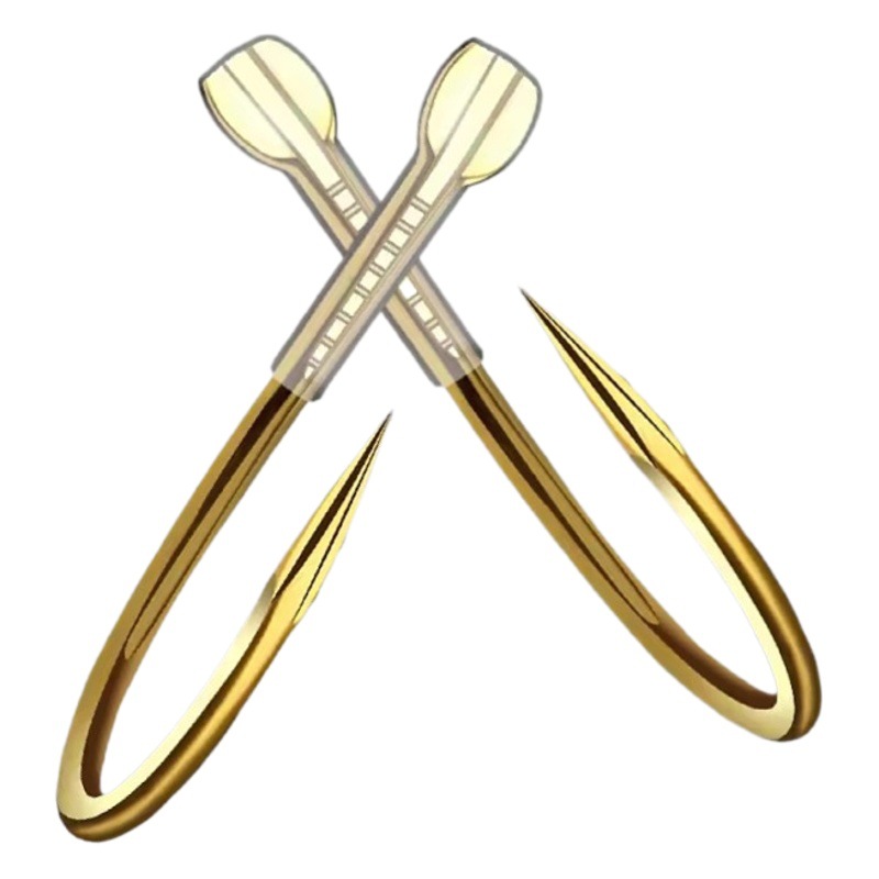 Mackerel beads thousands of large hooks mackerel hooks thickened gold hooks blood grooves Ishini wire grooves barbed hooks wholesale