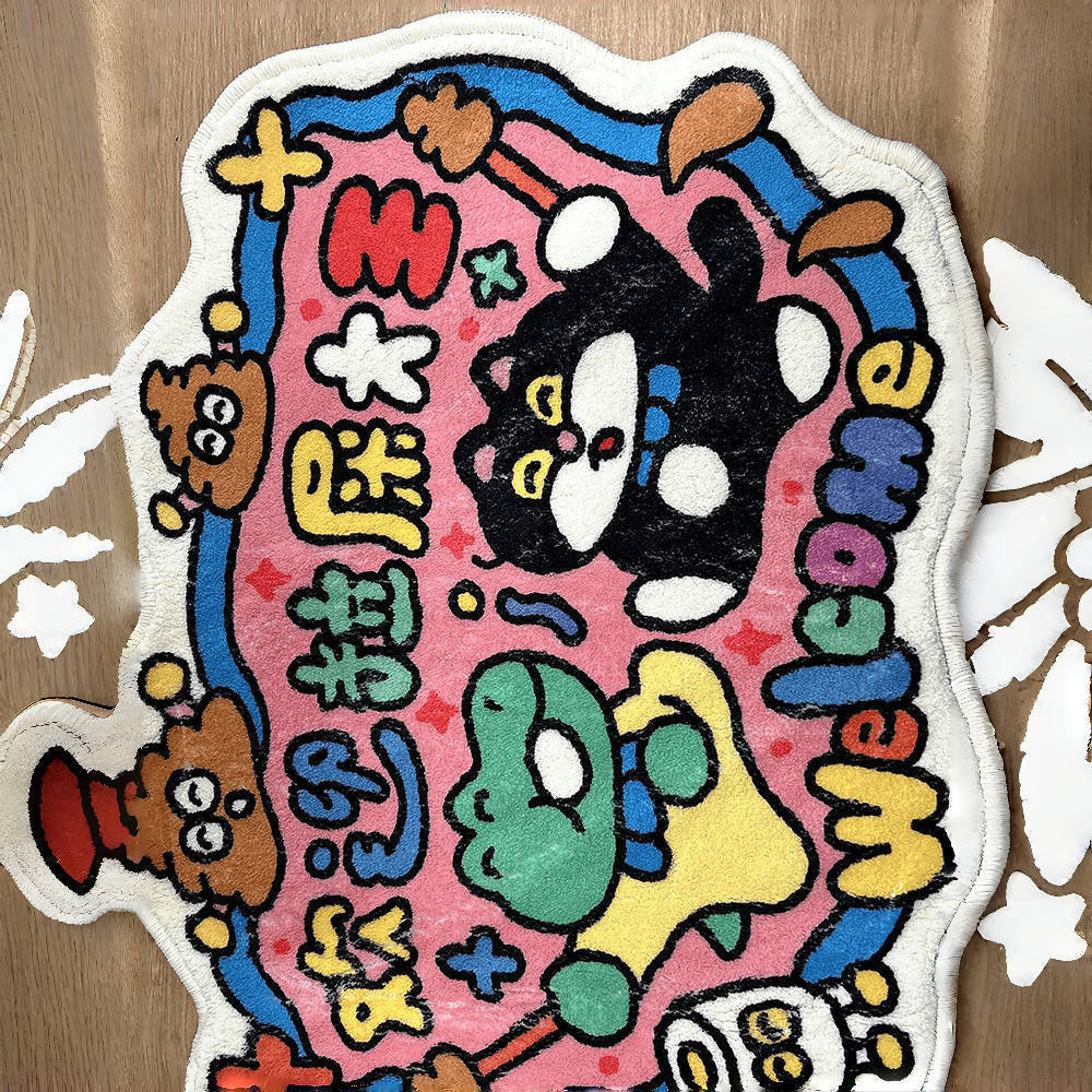 2024년 신상 침실 바닥매트 침대 옆 담요 소파 거실 어린이방 분위기 귀엽다 이링