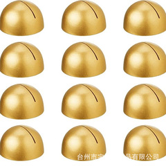 木制金色荷木底座留言名片夹跨境木质桌面创意婚庆派对节日座便签
