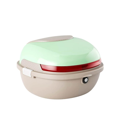 Electric car tail box National Standard Universal for Electric - light-green-factory-direct-sales-medium-size-30-liters-can-hold-summer-helmet