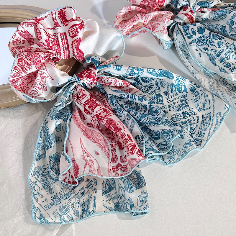 Fashion Floral Cloth Ribbon Hair Band 1 Piece display picture 1