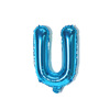 Blue balloon, layout, decorations, 16inch, gradient, English letters