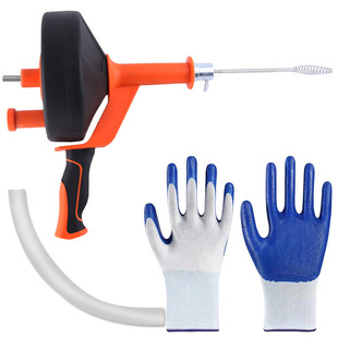 Sewer pipe dredge hand crank plus electric drum pipe dredge household kitchen toilet digging blockage