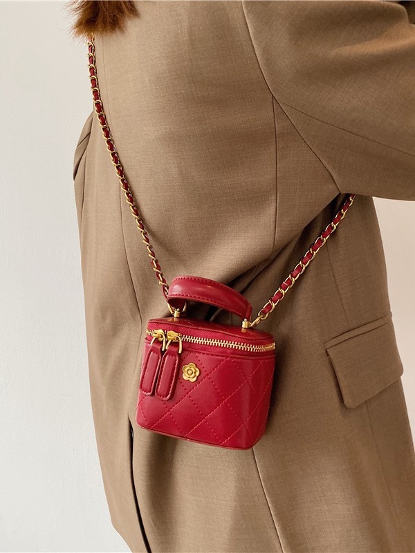 Mini bolso de cadena de diamante para mujeres 2026 nuevo estilo de alta calidad bolso de caja de lujo ligero bolso de hombro universal
