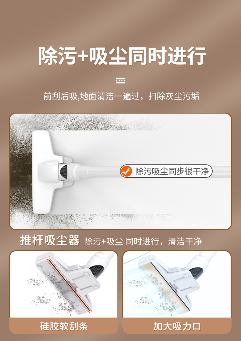 Car wireless handheld household vacuum cleaner super wet and dry dual-use car vacuum cleaner high power pet hair suction device