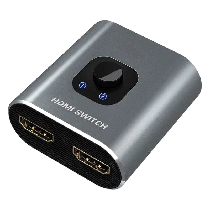 Amazon взрывы HDMI двусторонний переключатель 2 в 1 из компьютерного монитора 1 в 2 HDMI4K60HZ * 3D