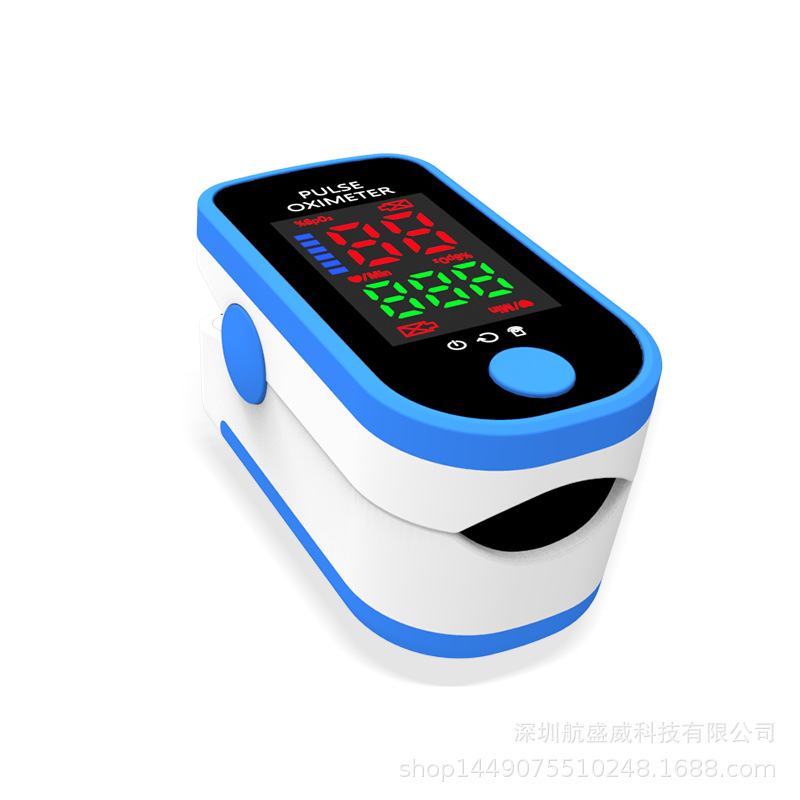 Oximeter Shiatsu LED display Electronics Heart Rate Oxygen measure simple Carry convenient household