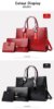 Set, one-shoulder bag, European style, crocodile print, 2020, simple and elegant design, 3 piece set