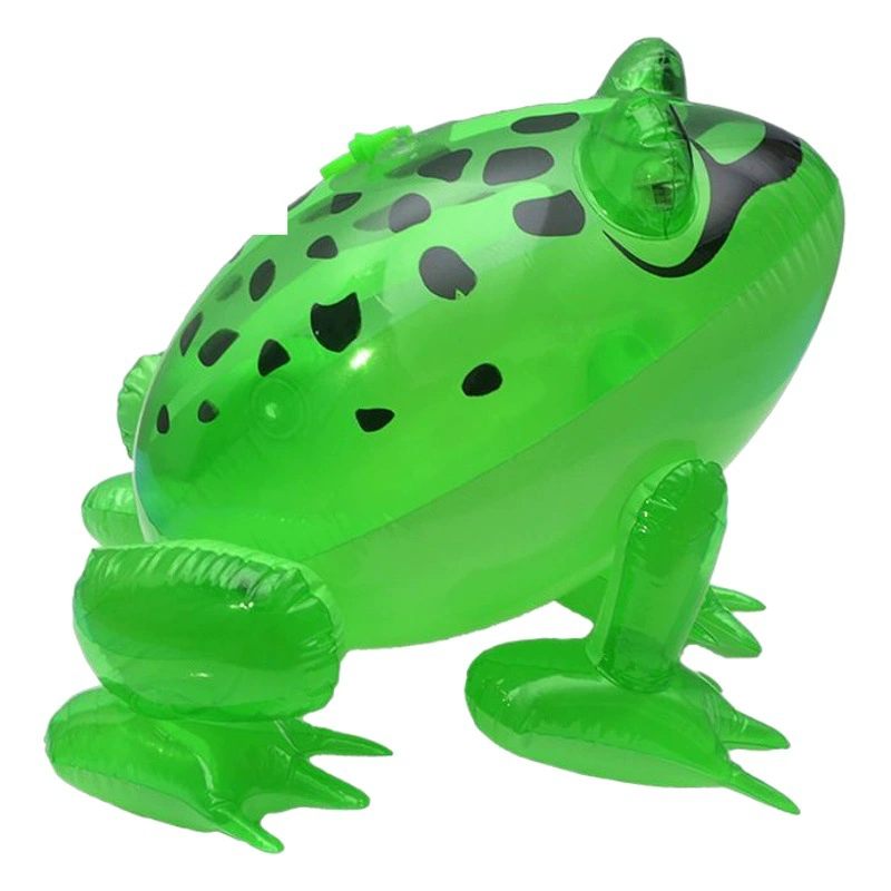 Надувная игрушка-лягушка, светящаяся эластичная лягушка, детская надувная цифровая игрушка из ПВХ, популярная продаваемая игрушка-лягушка, воздушный шар