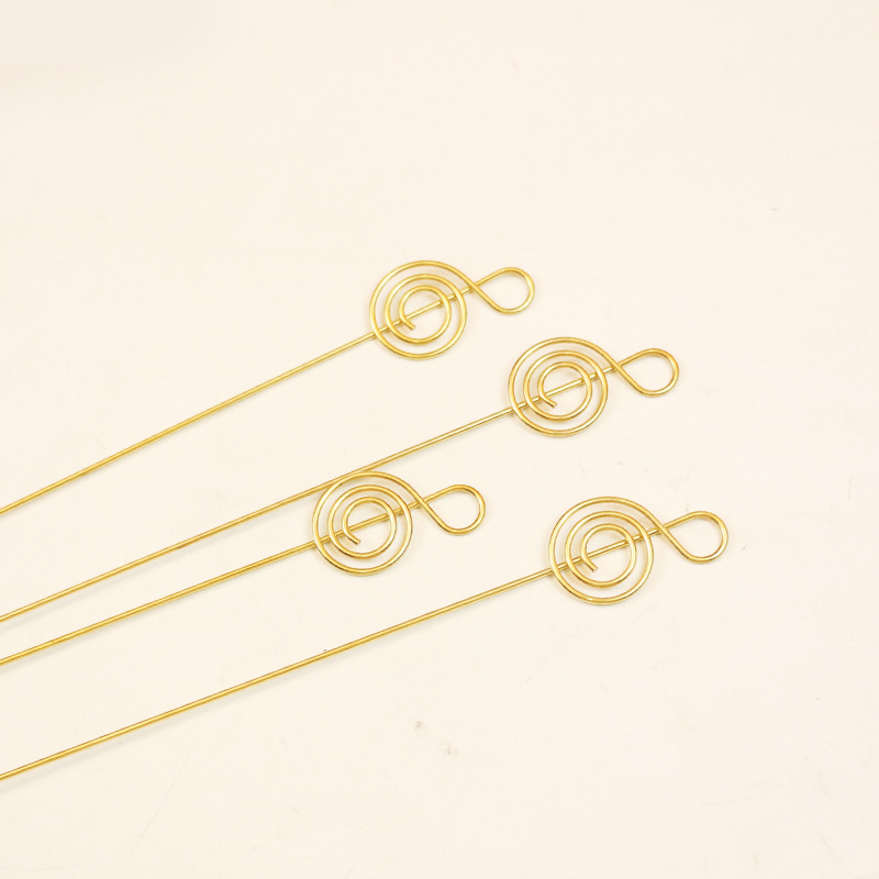 Roland material de embalaje de la flor estilo coreano Internet celebridad metal arreglo floral titular de la tarjeta tuhao chapado en oro ramo floral titular de la tarjeta