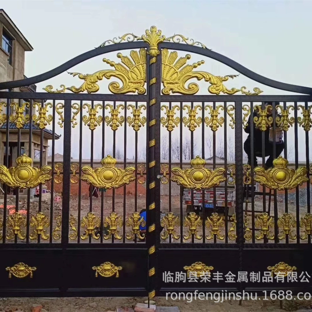 Производители поставляют общественные ворота Welcome Gate Tower European -style Iron Triumph Village Estuary Community Large Arch