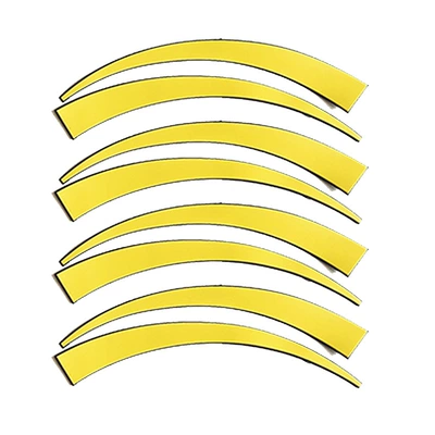 Other Automotive Exterior Supplies: Sticker Car Modification Sticker - yellow-crescent-blade