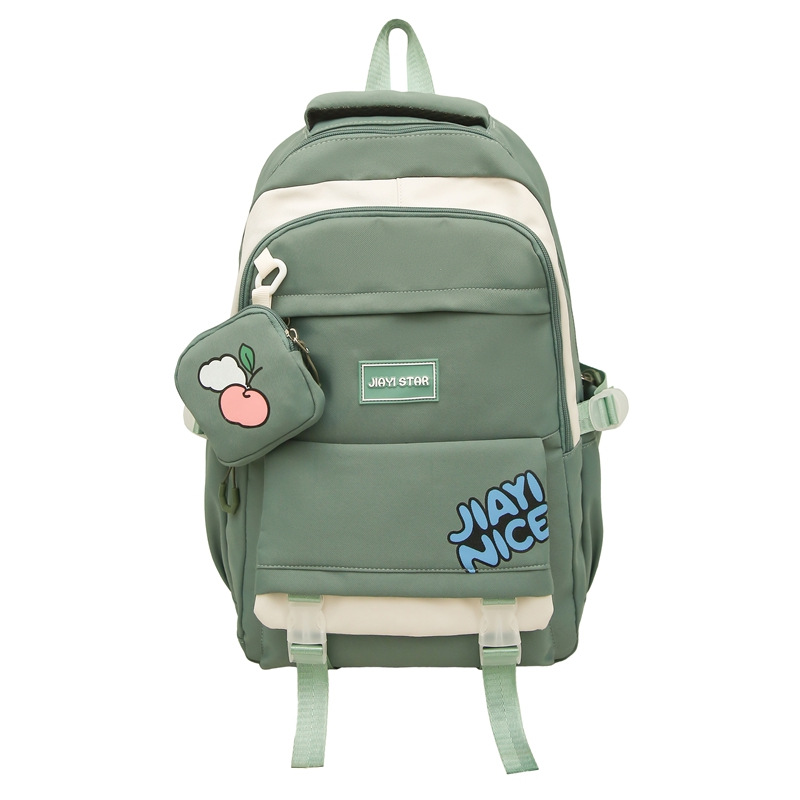 Niña japonesa estilo ins, mochila escolar ligera y linda, simple y versátil, mochila de gran capacidad para estudiantes universitarios de secundaria y preparatoria