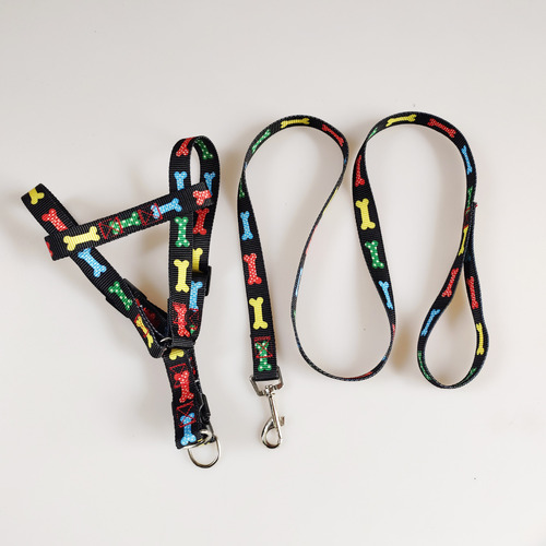 Cross-border pet chest and back harness leash set dog harness cat rope dog leash dog chain pet supplies wholesale