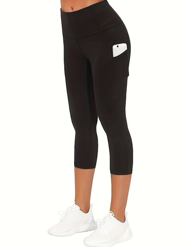 Women's Elastic Tight Leggings High-Waisted Abdominal Compression Running Training Breathable Exercise Yoga Seven-Eighth Pants Hip Lift