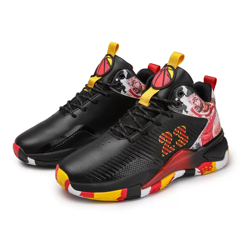 詹姆斯篮球鞋2021秋冬季新款休闲运动鞋情侣款高帮鞋学生实战球鞋
