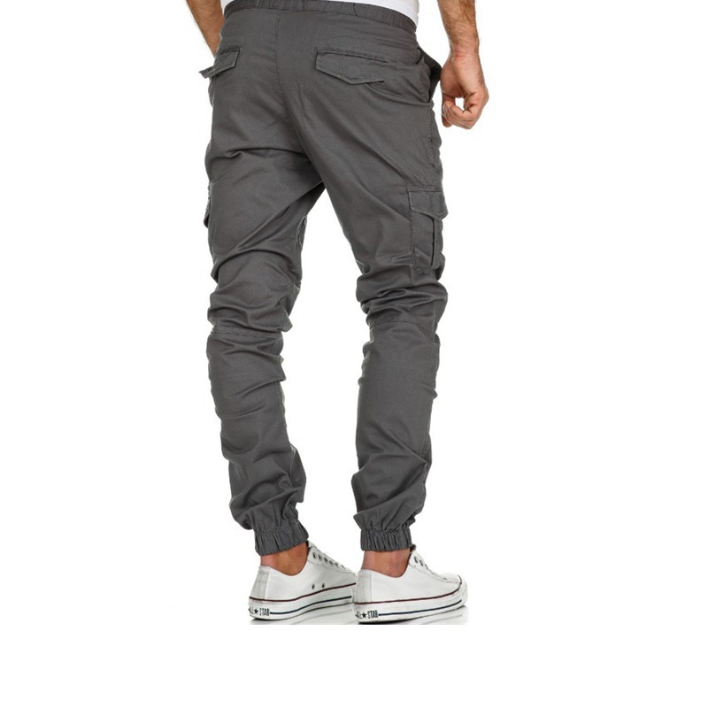 Herrenhose Workwear Multi Pocket Lange gewebte Freizeithose für Herren, Sportleggings_voghion.com