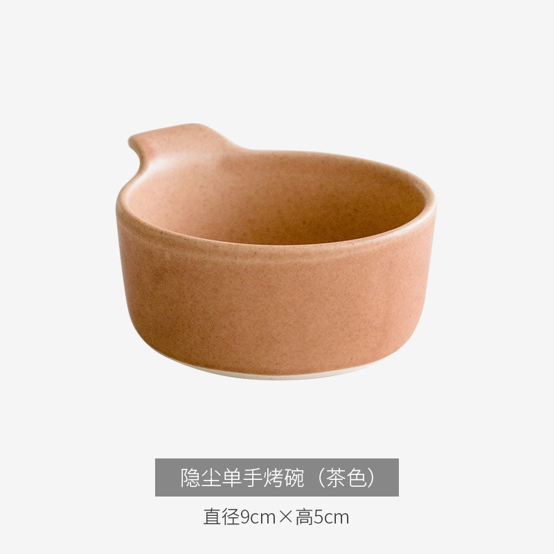 Japan Imported Eternal Ware Heat-resistant Ceramic Rice Baking Pan Baking Bowl Japanese Simple Double-eared Plate Can Be Put Into The Oven