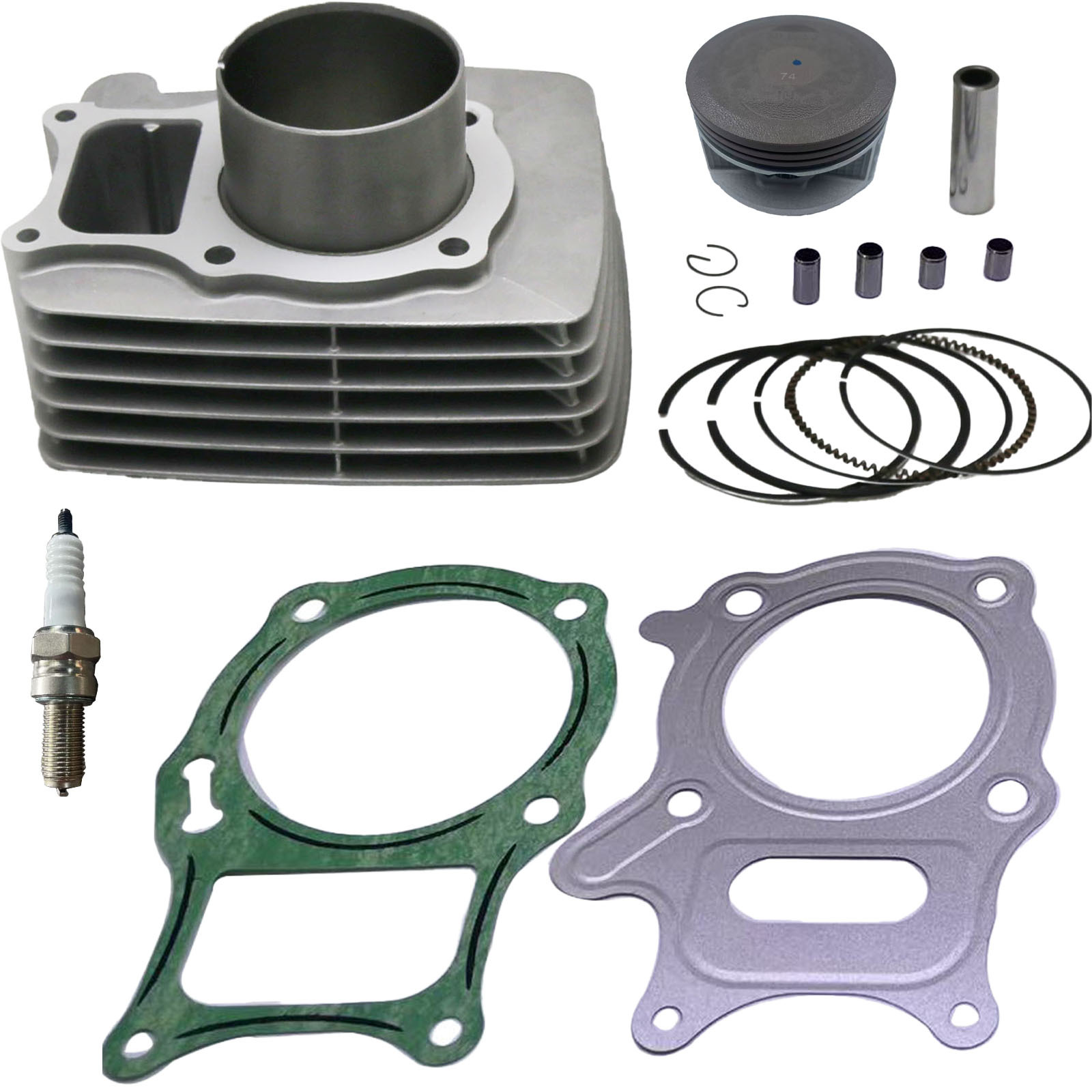 Suitable for Honda Trx250 Fourtrax250Atv Engine Cylinder Assembly Expansion Cylinder 74mm Motorcycle Accessories