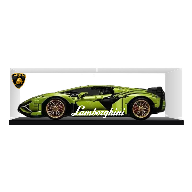 42115 ランボルギーニ SIAN ライトニングアクリルディスプレイボックス透明ハンドメイドカーモデル収納ディスプレイボックスに適しています。|undefined