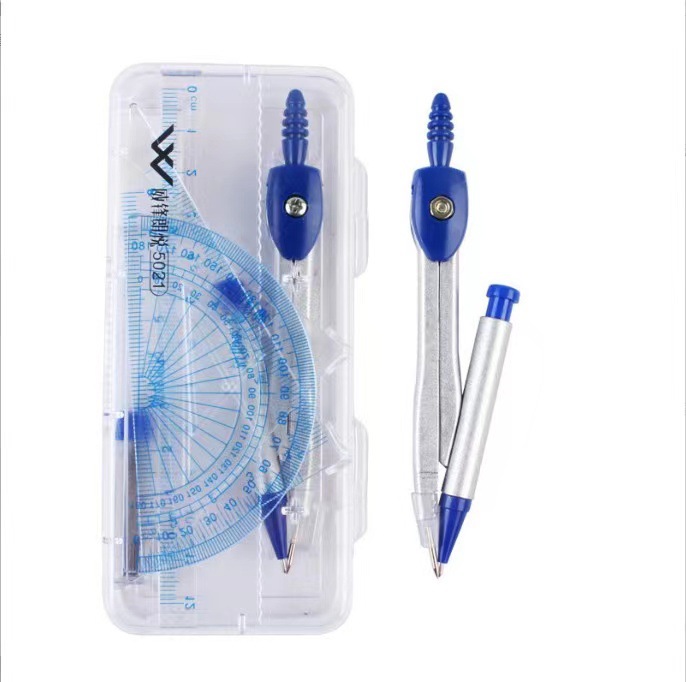 Ruler, set, eraser, case, 7 pieces, 7 pieces 4
