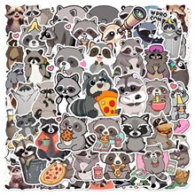 M 11751 Cute Raccoon Stickers С�����ֽ ����ѷ�羳ŷ��