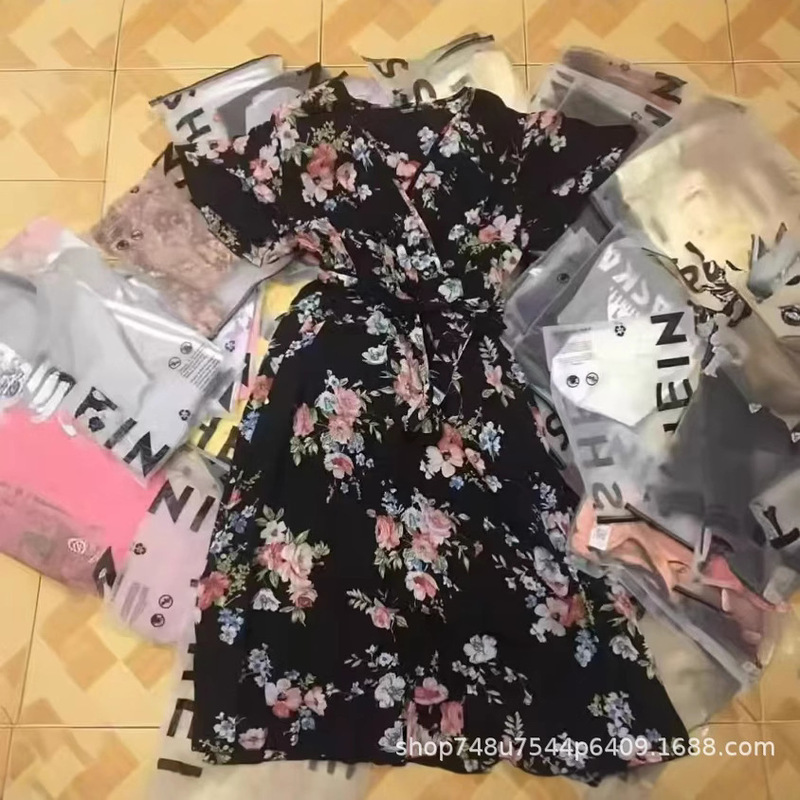 Amazon ベストセラー SHEIN 夏エレガントなファッションホリデースタイル花柄シフォンドレス低価格卸売|undefined