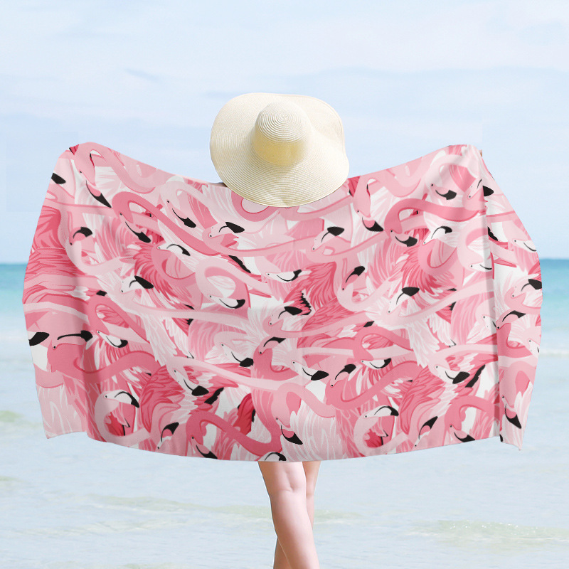 Xiyin temu venta caliente transfronteriza dólar estadounidense microfibra toalla de playa impresión digital personalizada toalla de baño