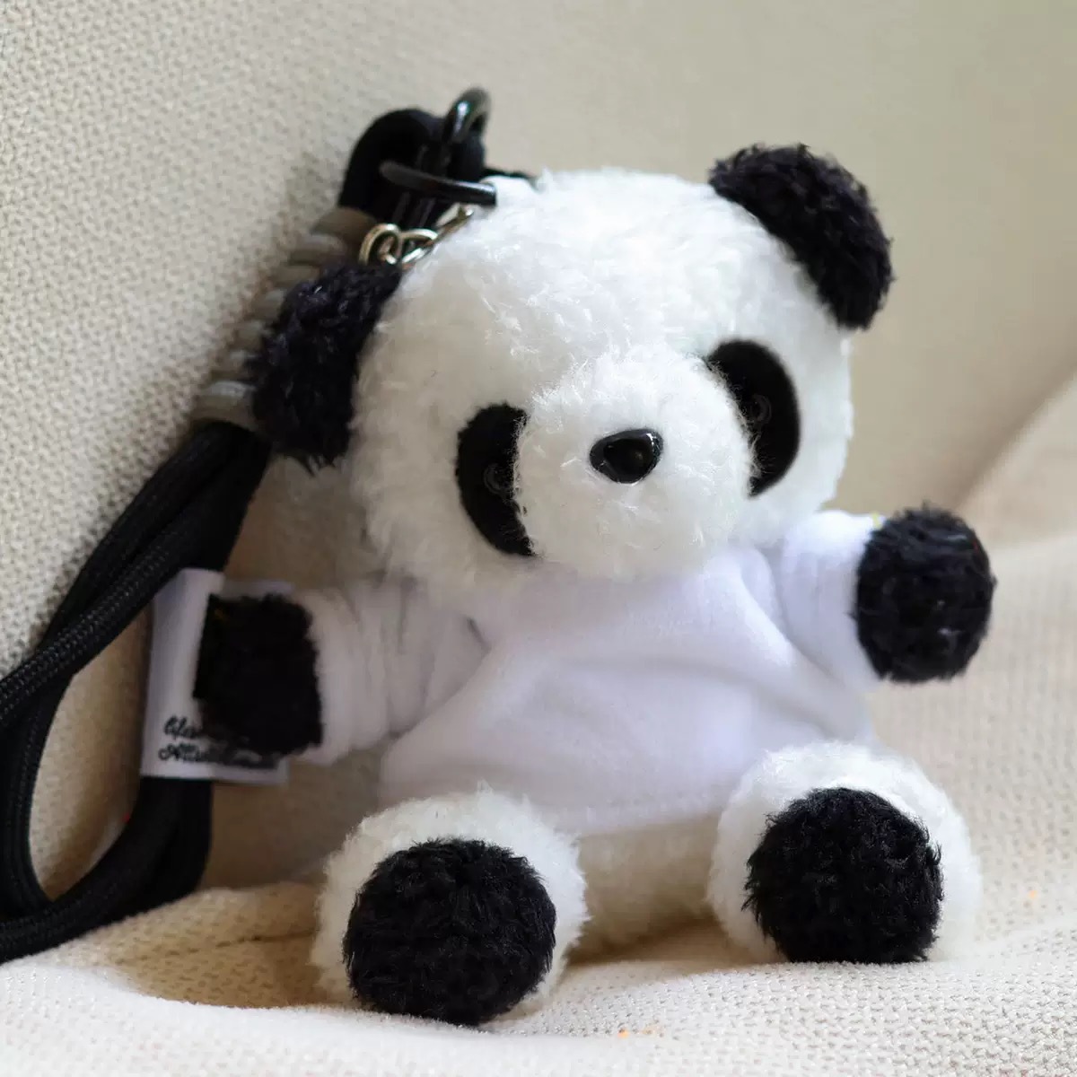Caricatura panda peluche colgante oso espacial bolsa colgar decoración Wenchuang peluche muñeca llavero regalo para parejas