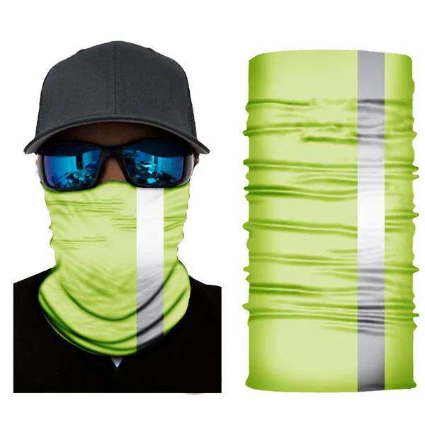 Xunhui Reflective Strip Series Spot Outdoor Versatile Cycling Sports Neck Seamless Multi-Functional Magic Headscarf Autumn and Winter