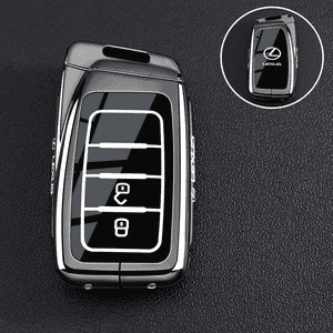Car key bag, 13~25, Including Es250/200/300H/Rx450H/Nx350/Ux260 - lexus-b-model-2-button-piano-blacksingle-shell