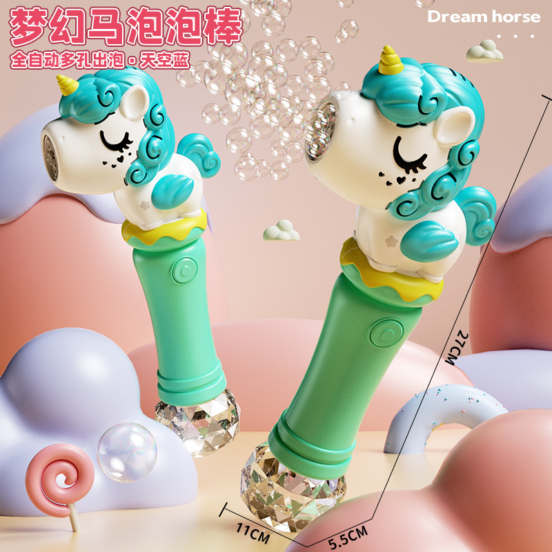 Pistola de burbujas automática de mano máquina de burbujas de niños juguetes de mano no fugas Gatlin electricidad en línea explosión al por mayor