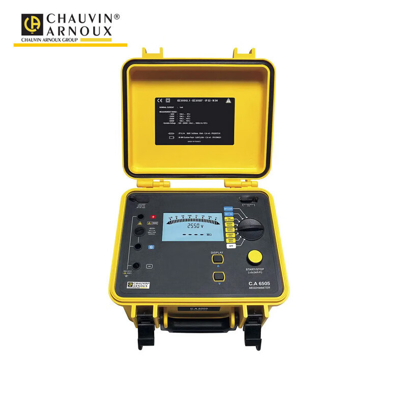 法国CA高压绝缘电阻测试仪C.A6505 5KV 5千伏4量程（含三方计量）