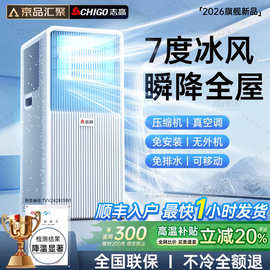 志.高移动空调单冷暖一体机无外机免安装便携厨房出租屋小型空调