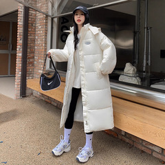 羽绒棉服女加厚冬季宽松长款新款棉衣韩版棉袄过膝中长款百搭外套