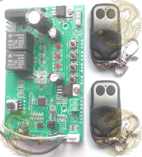 车库门遥控器控制器翻板门遥控器电机电路板车库电机电子限位