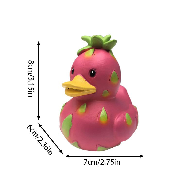 Nuevo producto transfronterizo, Pato Vegetal de Diseño Peculiar, Artesanía de Resina de Pato Vegetariano
