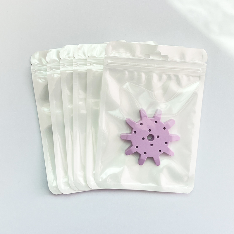 Bolsa auto-sellada macaron yin y yang bolsa de hueso bolsas de sellado de cartón bolsas de embalaje de caso de teléfono móvil bolsas de sellado de joyería transparentes coloridas bolsas de sellado